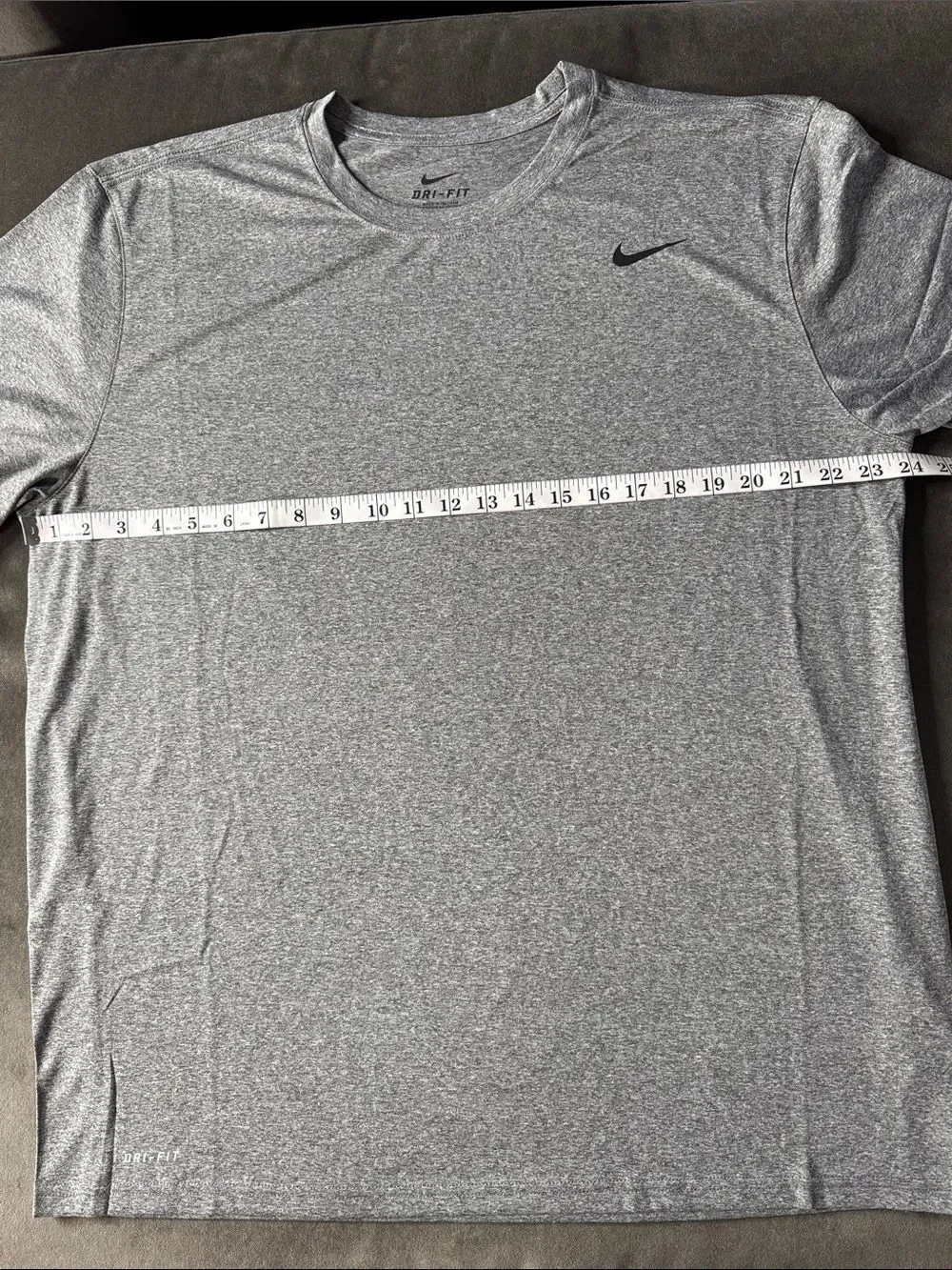 Nike Men's Short Sleeve Dri-FIT T-Shirt Heather Gray 727982-091 Size XL NWT